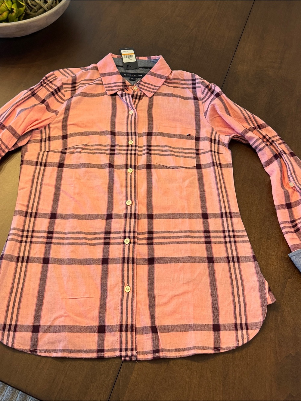 Tommy Hilfiger Plaid Button-Down Shirt